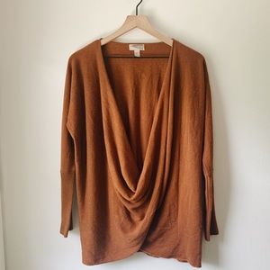 F21 Wrap Sweater